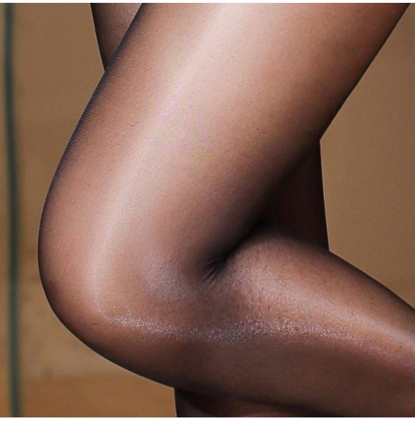 FEE ET MOI Sexy Shiny Glossy Open File Stocking (Black) FEE ET MOI Sexy Shiny Glossy Open File Stocking (Black)